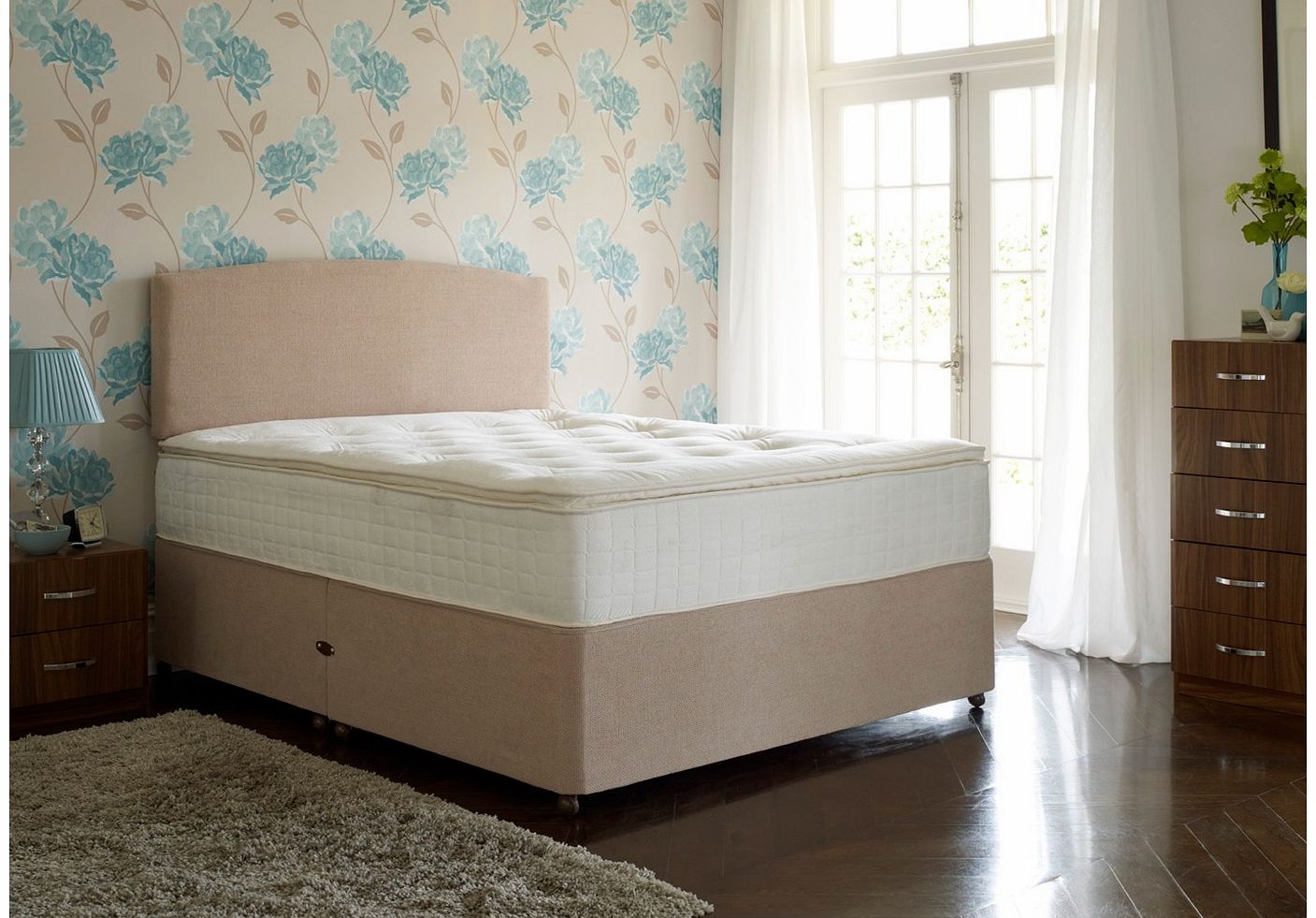 5`0 King Resplendent Pocket Spring Divan Bed - Medium Firm