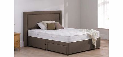 5`0 King TheraPur Mellow 20 Divan Bed - Medium - Mink