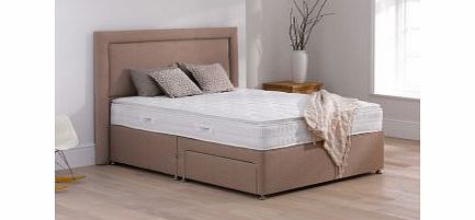 5`0 King TheraPur Rapport Divan Bed - Medium Firm - Oatmeal