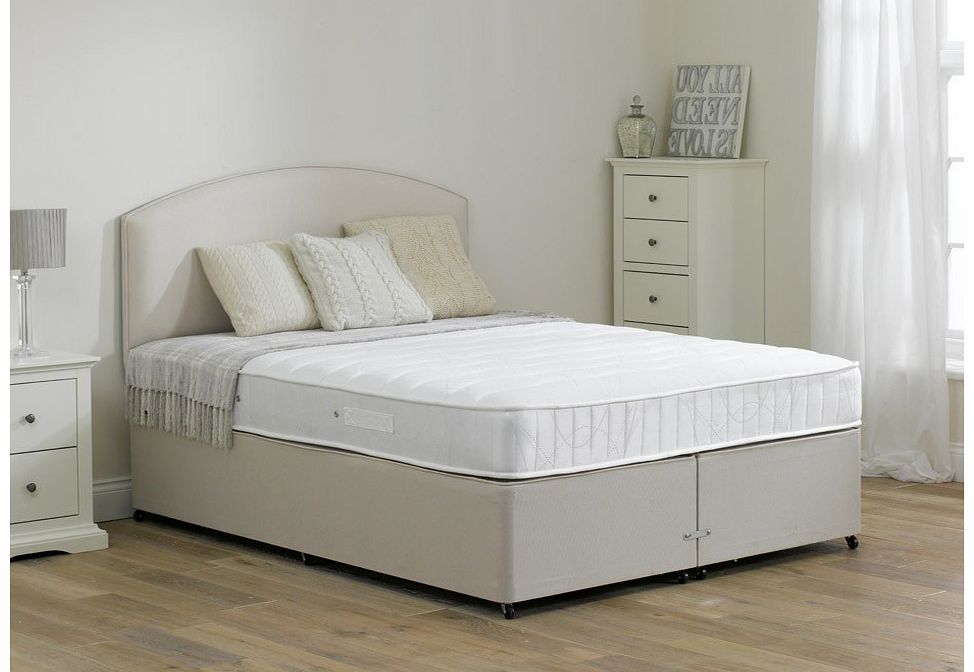 5`0 King Wakefield Pocket Spring Divan Bed - Medium - Beige