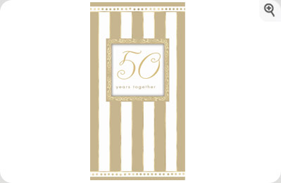 50th Anniversary Invites - Set of 8