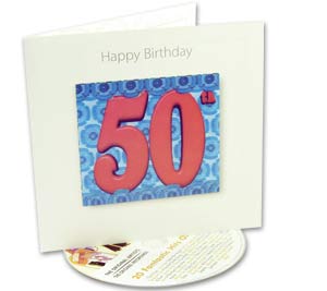 Birthday CD with 3D Greeting Card