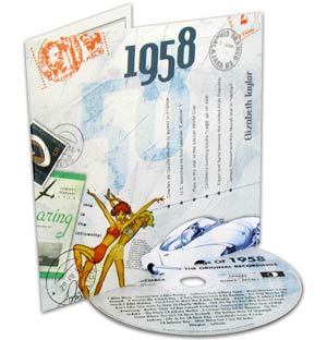 Birthday Classic Years CD and Greeting Card - 1958