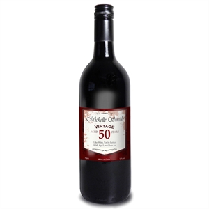 Birthday Personalised Red Wine - Vintage