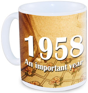 50th Birthday TV Theme Personalised Mug