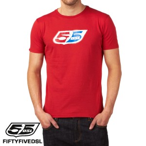 55DSL T-Shirts - 55DSL Logo Classic T-Shirt - Red