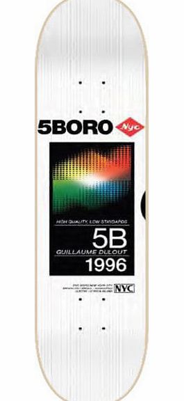5Boro VHS Pro Dulout Skateboard Deck - 8 inch