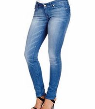 Cristen cotton blend blue skinny jeans
