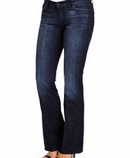 7 For All Mankind Mid Rise cotton blend bootcut jeans