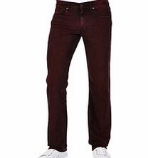 7 For All Mankind Slimmy faded red cotton blend jeans