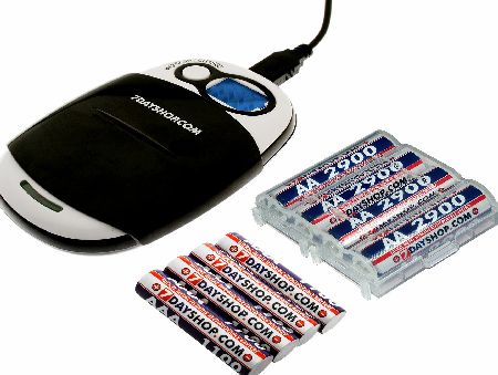 7dayshop Battery Charger AAA Bundle - 600LCD