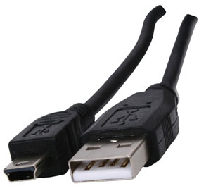 7dayshop.com Cables - USB 2.0 A Male to B Mini-5pin Male Conversion Cable - 5 Meter - Ref. CABLE-161/5