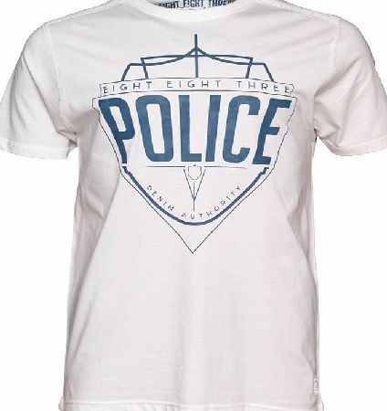 883 Police Mens Paradise T-Shirt Off White