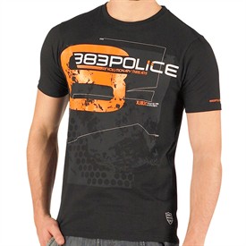 883 Police Mens Rome T-Shirt Black