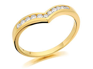1/4 Carat Diamond Wishbone Ring 048074-K