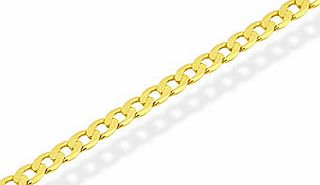 9ct Gold 2.5mm Wide Curb Link Chain 20`` - 189012