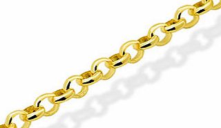 9ct Gold 2mm Wide Close Belcher Chain 20`` -