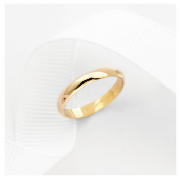 9ct Gold 3mm Wedding Ring K