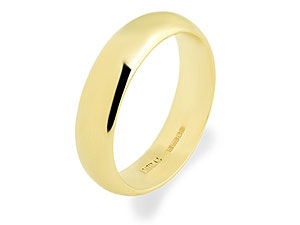9ct gold 5mm Grooms Wedding Ring 185736-Z