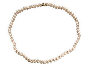 9ct Gold Akoya Cultured Pearl Necklace 5mm