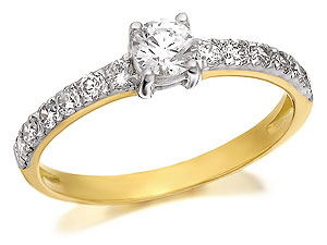 9ct Gold and Cubic Zirconia Ring - 186579