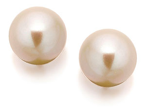 9ct Gold And Cultured Pearl Earrings 88.5mm -