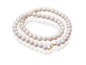 9ct Gold And Cultured Pearl Necklace - 109598