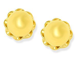 9ct gold Ball Earrings 070116
