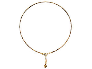 9ct Gold Barleycorn 16`` Necklace - 188060