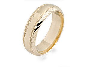 9ct gold Brides Court Wedding Ring 184281-L