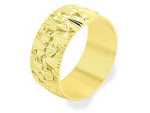 9ct gold Brides Wedding Ring 181607-M