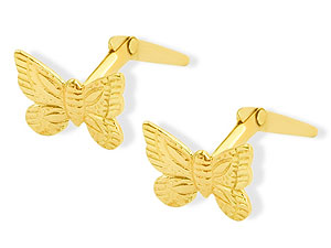 9ct gold Butterfly Andralok Earrings 073929