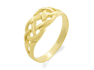 9ct gold Celtic Twist Ring 181967-J