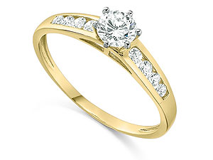 9ct Gold Cubic Zirconia Ring EXCLUSIVE - 186288