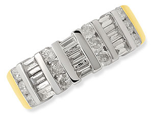 9ct gold Diamond Band Ring (3/4 carat) 046057-K