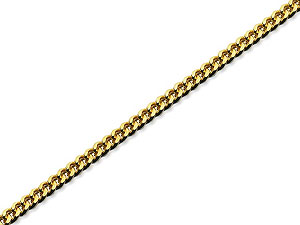 9ct Gold Diamond Cut Curb Chain 20` - 189035
