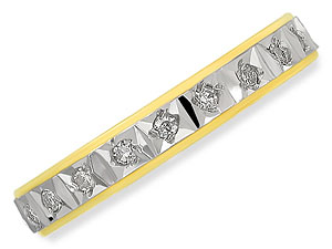 9ct gold Diamond Eternity Ring 048975-N