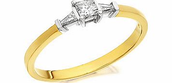 9ct Gold Diamond Ring 0.25ct - 045122