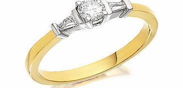9ct Gold Diamond Ring 0.25ct - 045123