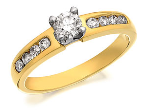 9ct Gold Diamond Ring 0.33ct - 045120