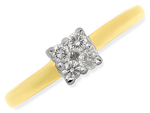 9ct gold Diamond Ring 046045-K