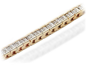 9ct gold Diamond Tennis Bracelet 046978