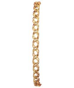 9ct gold Double Curb Bracelet