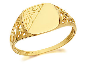9ct Gold Gentlemans Signet Ring - 183583