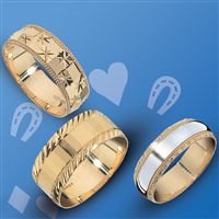 9ct gold Gents Wedding Ring