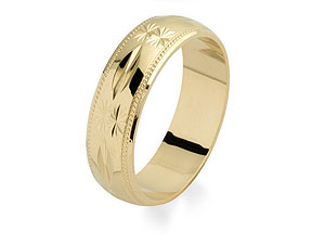 9ct gold Grooms Wedding Ring 184331-R