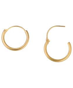 9ct Gold Hinged Hoops