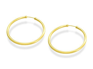 9ct gold Hoop Earrings 072267