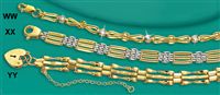 9ct gold Multi Link Bracelet