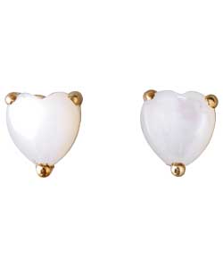 9ct Gold Simulated Pearl June Birthstone Stud